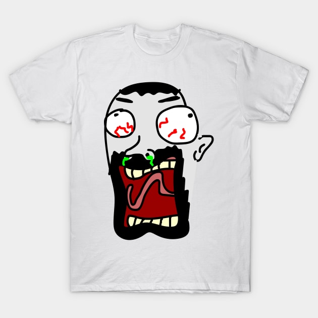 UGLY HUMAN FACE T-Shirt by Baddy's Shop